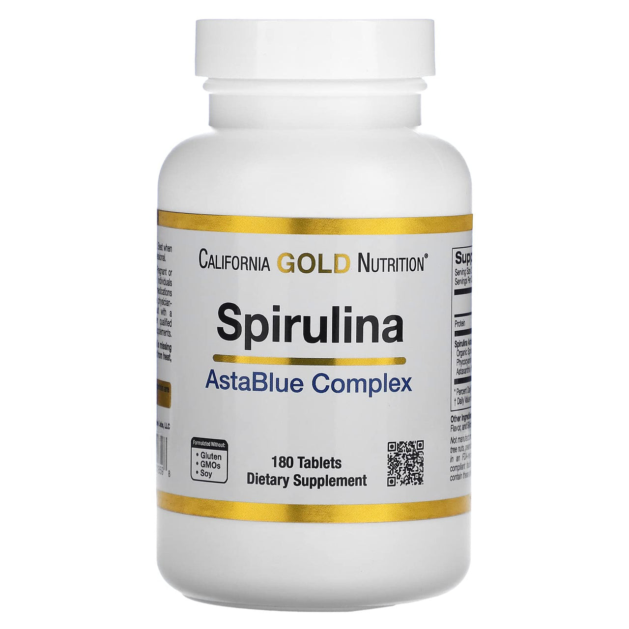 Spirulina AstaBlue Complex, 180 Tablets, California Gold Nutrition