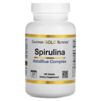 Thumbnail for Spirulina AstaBlue Complex, 180 Tablets, California Gold Nutrition