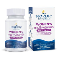 Thumbnail for Nordic Naturals Women’s Multivitamin One Daily - Skin, Hair, Energy, & Bone Support - Immunity Supplement - 20 Essential Nutrients - 30 Tablets - 30 Servings