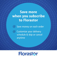 Thumbnail for Florastor Probiotics for Digestive and Immune Health, 30 Capsules, Probiotics for Women & Men, Helps Flush Out Bad Bacteria, Boosts The Good with Our Unique Strain Saccharomyces Boulardii