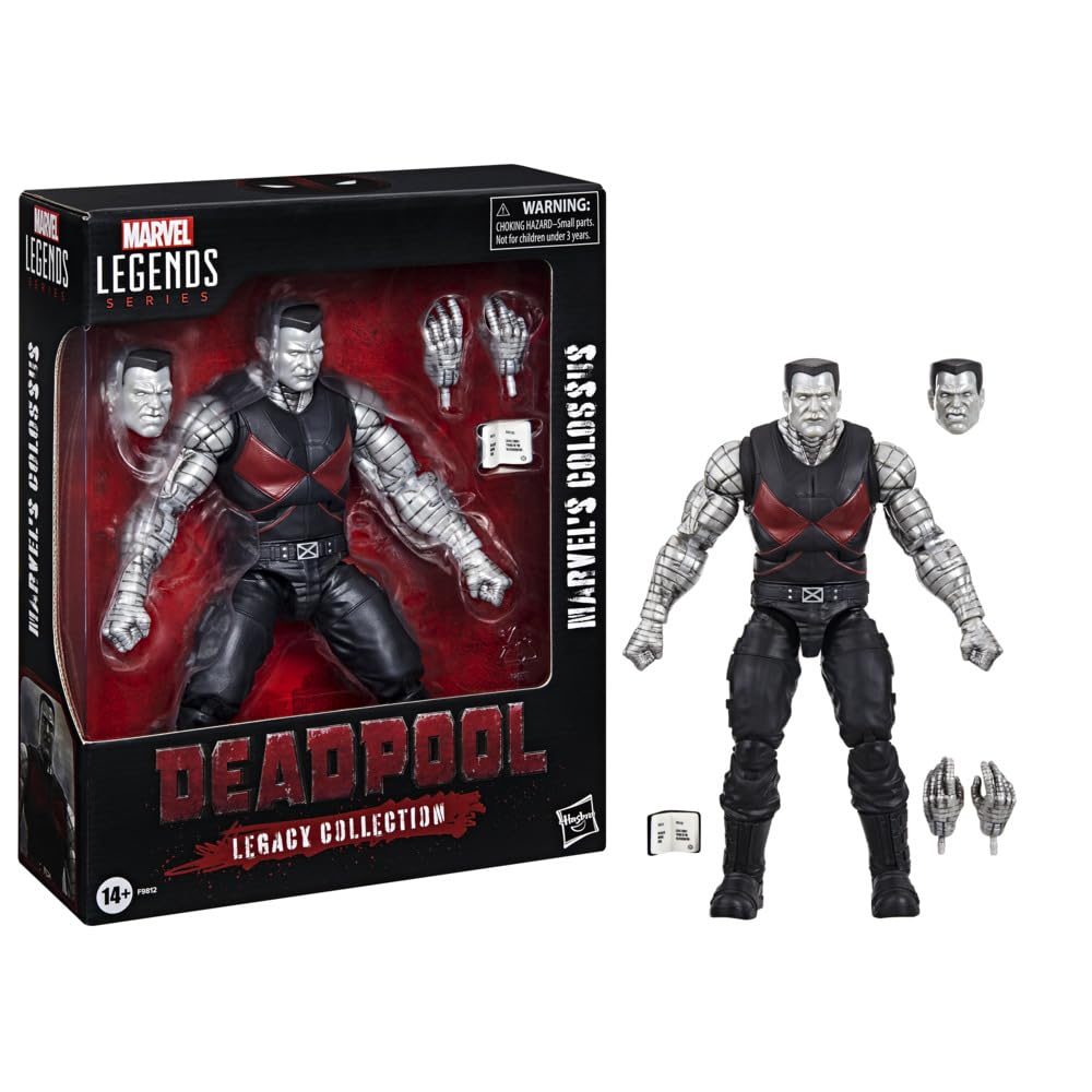 Marvel Legends Series Colossus, Deadpool Legacy Collection Deluxe Collectible 6 Inch Action Figure