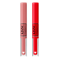 Thumbnail for NYX PROFESSIONAL MAKEUP Shine Loud, Long-Lasting Liquid Lipstick with Clear Lip Gloss - Pack of 2 (Cash Flow, Rebel In Red)