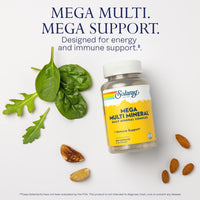 Thumbnail for Solaray Mega Multi Mineral 25 Servings, 100 Capsules