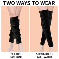Thumbnail for Buauty Leg Warmers for Women 80s 90s Outfit Fashion Neon Ribbed Leg Socks Fashion Y2k Neon Accessories Sports Yoga (2 Pairs)