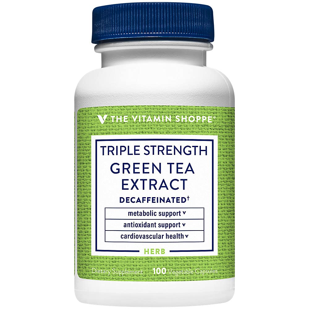 The Vitamin Shoppe Triple Strength Green Tea Extract 750mg