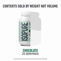 Thumbnail for Isopure Plant-Based Protein Powder, Lactose Free, Gluten Free, With Iron, Chocolate, 20g Plant Protein Per Serving, 1.37 Lbs, 20 Servings