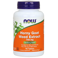 Thumbnail for NOW Foods Horny Goat Weed 750 Mg 90-Tablets