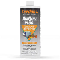 Thumbnail for Kordon AmQuel Plus Aquarium Water Conditioner - Instantly Detoxifies Ammonia, Nitrite, Nitrate, and Chlorine Remover for Freshwater & Saltwater Aquariums, 16 Ounces