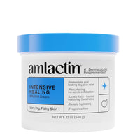 Thumbnail for AmLactin Intensive Healing - Therapeutic Body Cream for Extremely Dry Skin - No-Scrub Exfoliator and Body Moisturizer Cream with 15% Lactic Acid AHA and Ceramides, 12 oz (Packaging May Vary)