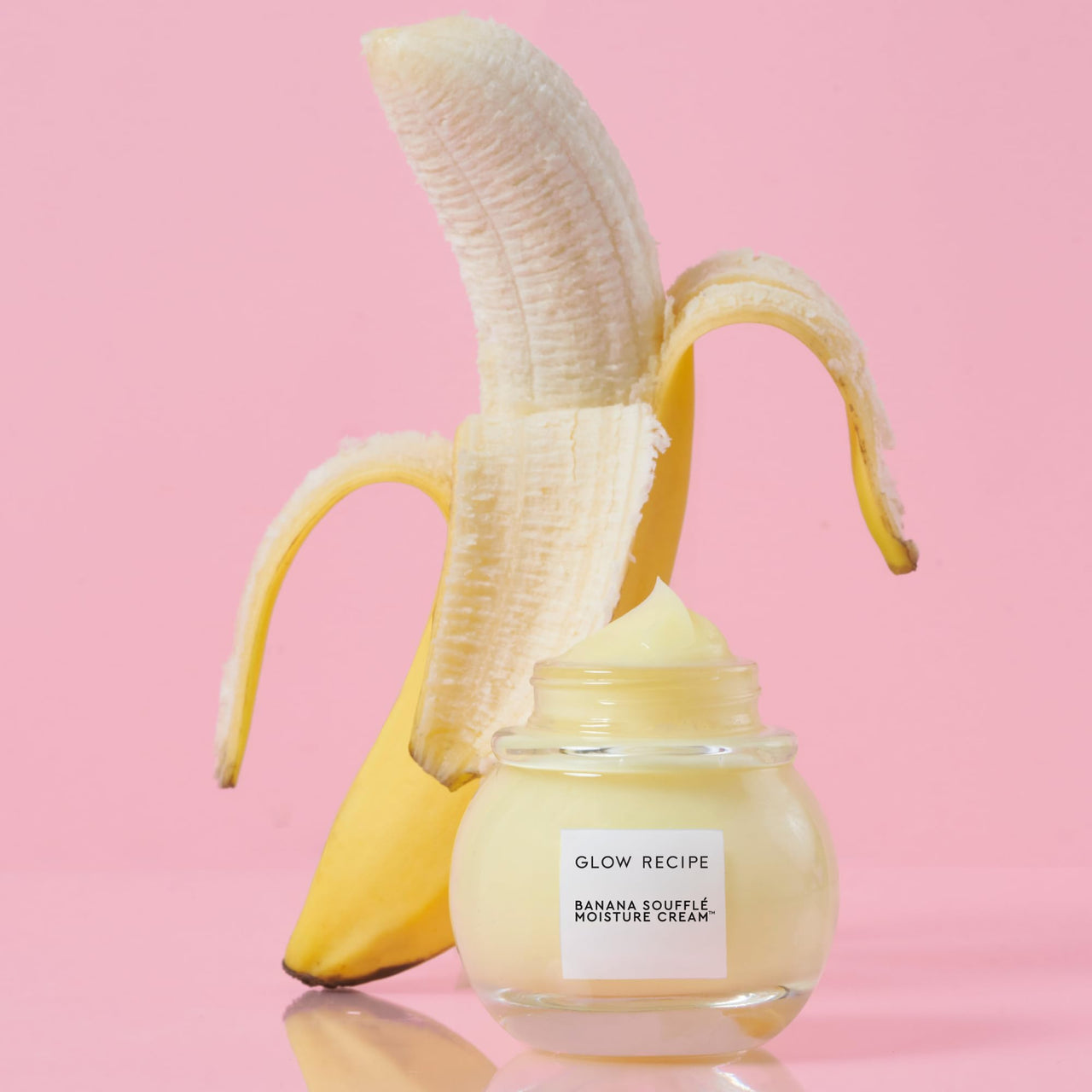 Glow Recipe Banana Souffle Moisturizer Face Cream - Lightweight Hydrating Moisturizer with Centella Asiatica & Turmeric to Soothe Redness & Improve Skin Barrier, Non-Comedogenic Korean Skin Care, 50ml