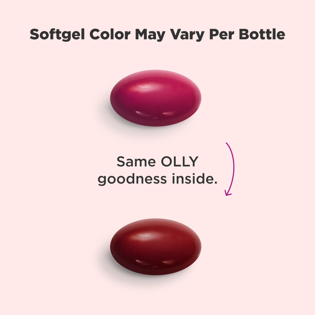 OLLY Ultra Women's Multi Softgels, Overall Health and Immune Support, Omega-3s, Iron, Vitamins A, D, C, E, B12, Daily Multivitamin, 30 Day Supply - 60 Count