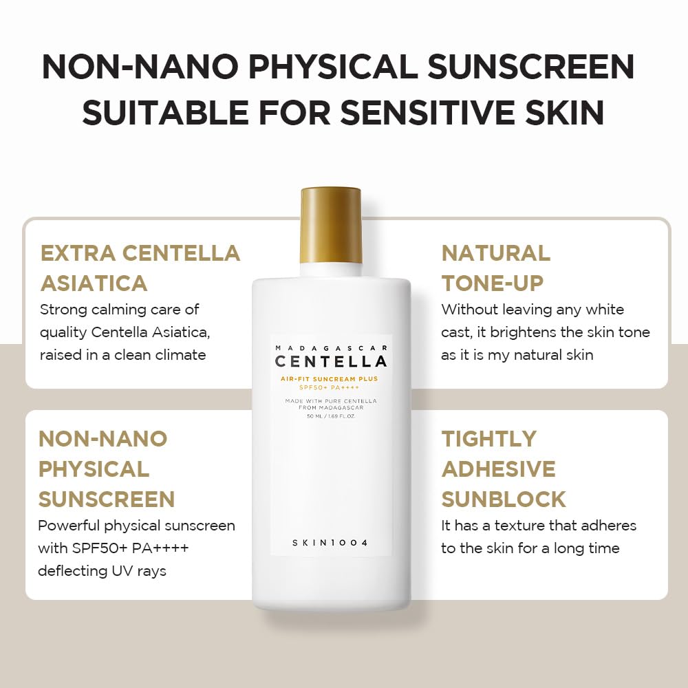 SKIN1004 Madagascar Centella Air-fit Suncream Plus 1.69 fl. oz (50ml)