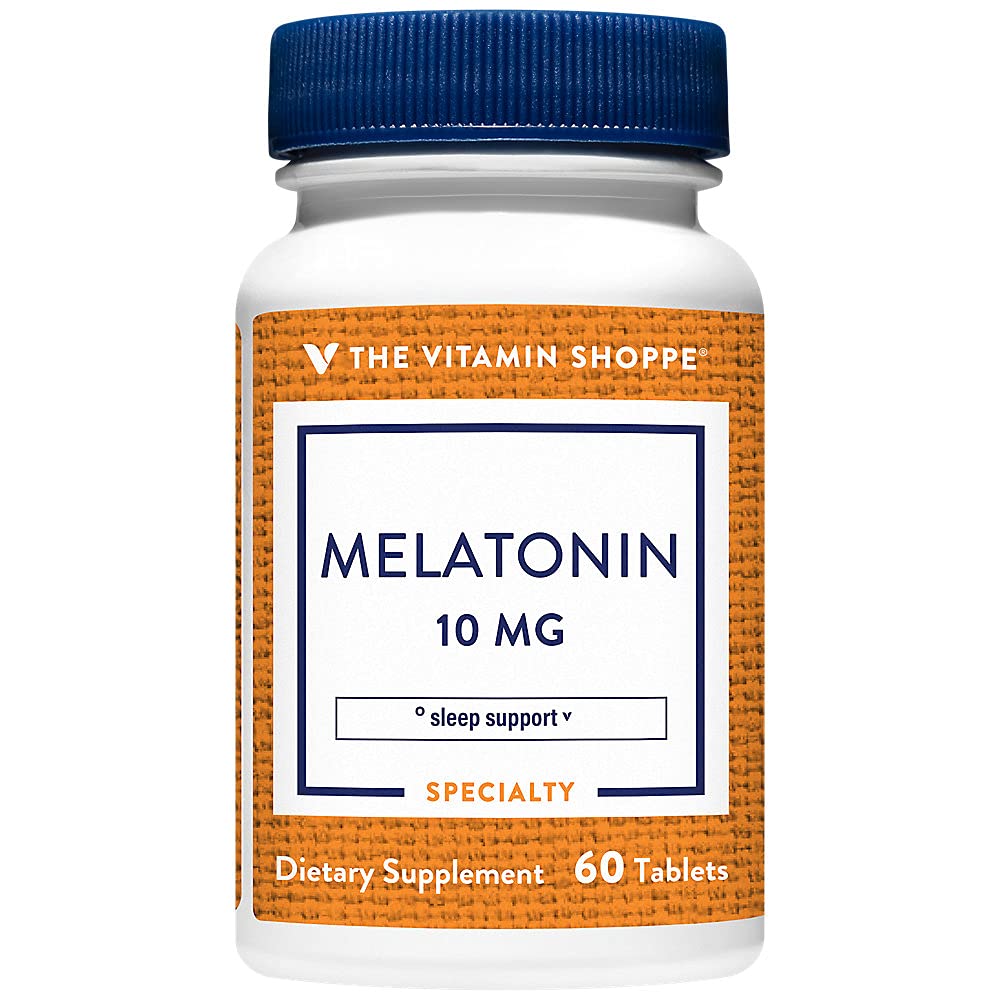 Melatonin 10MG (60 Tablets) by The Vitamin Shoppe