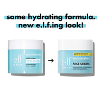 Thumbnail for e.l.f. Holy Hydration! Face Cream, Broad Spectrum SPF 30 Sunscreen, Moisturizes & Softens Skin, Quick-Absorbing & Ultra-Hydrating,1.7 Ounce