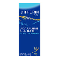 Thumbnail for Differin Acne Treatment Gel, 90 Day Supply, Retinoid Treatment for Face with 0.1% Adapalene, Gentle Skin Care for Acne Prone Sensitive Skin, 45g Pump (Packaging May Vary)