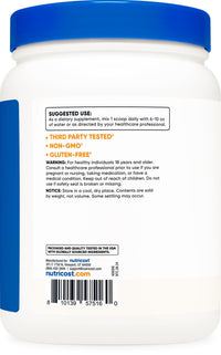Thumbnail for Nutricost Calcium Citrate Powder (500 Grams) (Unflavored) - Pure Calcium Citrate, No Fillers, Gluten Free (1.1lbs)