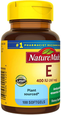 Thumbnail for Nature Made Vitamin E 400 I.U. Softgels 100 ea (Pack of 2)