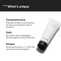 Thumbnail for Minimalist Sunscreen SPF 50 Lightweight with Multi-Vitamins | No White Cast | Broad Spectrum PA ++++ | For Women & Men | 50g