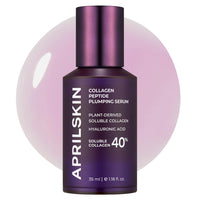 Thumbnail for APRILSKIN 40% Collagen Peptide Plumping Serum | Vegan, Cruelty-Free | Keeps radiant and firmer-looking with Triple Peptide Complex | For fine lines, wrinkles & sensitized skin