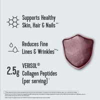 Thumbnail for Vital Proteins Collagen Gummies, 2.5g of Clinically-Tested Collagen for Hair, Skin, Nails & Wrinkles, 120 ct Bottle, Pack of 2, Grape Flavor