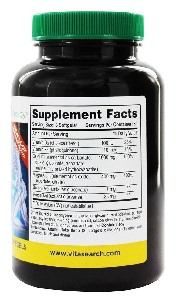 Phyto Therapy, Liquid Calcium Single, 90 Count