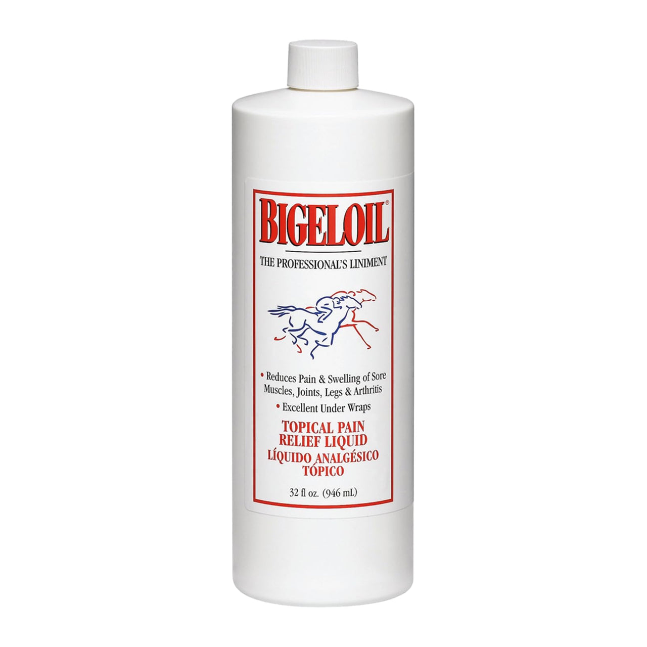 Absorbine Bigeloil Liniment, 32oz, Topical Pain Relief Liquid