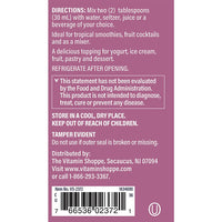 Thumbnail for The Vitamin Shoppe Black Cherry Concentrate, 100% Juice Concentrate, Natural Foods Superfood That Supports Urinary Tract (16 Fluid Ounces Liquid)