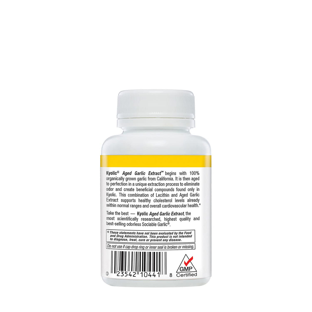 Kyolic Aged Garlic Extract Cholesterol Formula 104-100 Capsules