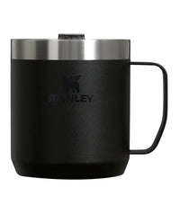 Thumbnail for STANLEY Stay-Hot Camp Mug 12 oz | Press Fit Drink Through Lid | Cup for Coffee, Tea and Drinks | Insulated Stainless Steel Coffee Mug | BPA-Free | Black 2.0