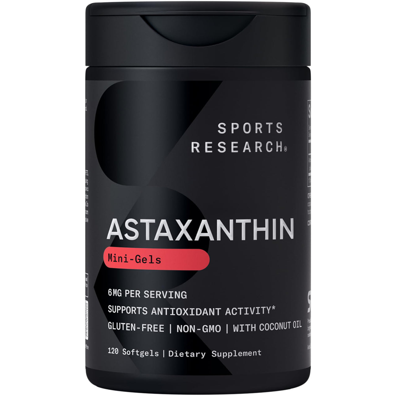 Sports Research® Antioxidant Support Pack - Astaxanthin 6mg, Lutein 20mg + Zeaxanthin 4mg & Vitamin D3 5000iu + K2 100mcg Supplements