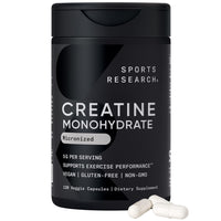Thumbnail for Sports Research® Keto Pack with Creatine Monohydrate Capsules and Organic MCT Oil Powder - Keto & Vegan MCTs C8, C10 from Coconuts