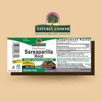 Thumbnail for Nature's Answer Alcohol-Free Sarsaparilla Root Liquid , 1-Fluid Ounce | Natural Cleanser & Detoxifier