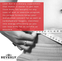 Thumbnail for Beverly International Lean Out 120 caps. Fat Burner with Metabolic Support. Lipotropics. Choline, Carnitine, Chromium. Stimulant-Free Belly Fat Burner. Get Leaner. Use AM & PM, Stackable Diet Pills.
