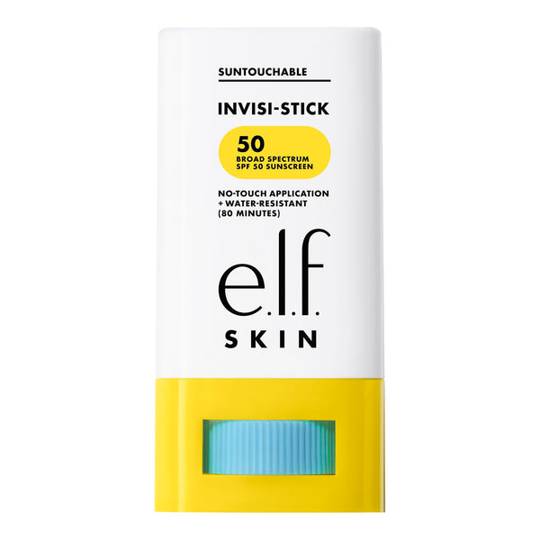 e.l.f. SKIN Suntouchable Invisi-Stick SPF 50, Clear Sunscreen For A Natural Finish, Made With Moisturizing Sunflower Seed Oil, Vegan & Cruelty-Free