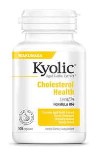 Thumbnail for Kyolic Aged Garlic Extract Formula 104, Cholesterol Health*, 100 Capsules