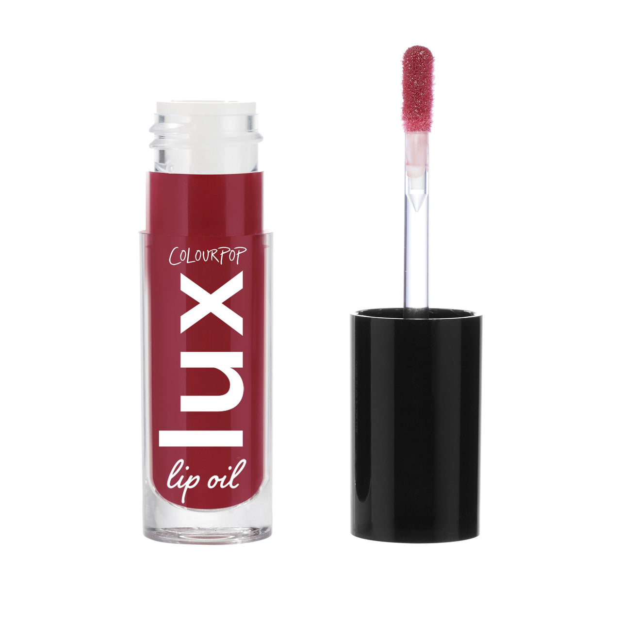 ColourPop x Twilight Lux Lip Oil - Hydrating, Sheer Tinted Oil Formulated with Antioxidant-Rich Chamomile Extract & Calendula Oil - Non-Greasy, Nourishing Red Lip Oil - Bells (0.16 oz)