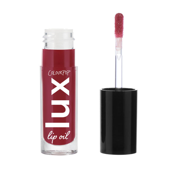 ColourPop x Twilight Lux Lip Oil - Hydrating, Sheer Tinted Oil Formulated with Antioxidant-Rich Chamomile Extract & Calendula Oil - Non-Greasy, Nourishing Red Lip Oil - Bells (0.16 oz)