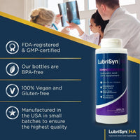 Thumbnail for Lubrisyn Hyaluronic Acid Oral Joint Supplement â€“ Liquid HA Formula for Humans â€“ Promotes Joint Support, Mobility, Flexibility, Hydration & Healthy Function for Men & Women â€“ Grape Flavor 11.5oz