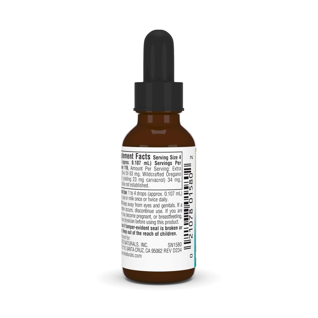Source Naturals Wellness Oil of Oregano, Standardized to 70% Carvacrol, Non GMO - 0.4 Fluid oz - May Provide Support to the Immune System*