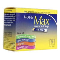 Thumbnail for NovaMax Glucose Test Strips, Box of 50 Strips