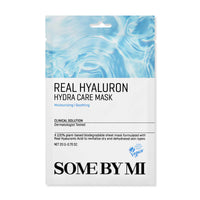 Thumbnail for SOME BY MI Real Hyaluron Hydra Care Mask - Pack of 10 - Made from Hyaluronic Acid for Dry and Oily Skin - Daily Vegan Korean Sheet Mask for Skin Moisturizing and Hydrating - Korean Skin Care