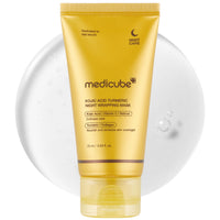 Thumbnail for medicube Kojic Acid Turmeric Overnight Wrapping Peel Off Mask – Brightens & Defends Against Skin Stress for a Clear, Glowing Complexion, Korean Skincare, 2.53 fl. oz.