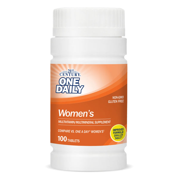 21st Century One Daily Women's Tablets, 100 Count