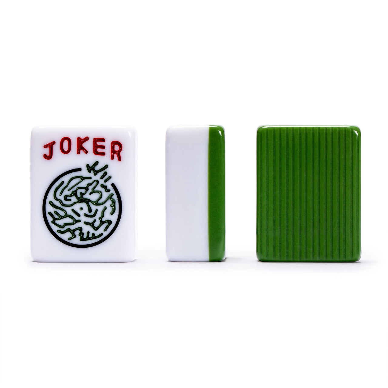Yellow Mountain Imports American Mahjong Set, Huntington with 166 Melamine Mahjong Tiles, Mineral Green Soft Case - 4 All-in-One Racks with Pushers, Scoring Coins, Dice, and Wind Indicator