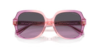 Thumbnail for COACH Sunglasses HC 8395 F 581390 Cr962 Amethyst/Pink Gradient