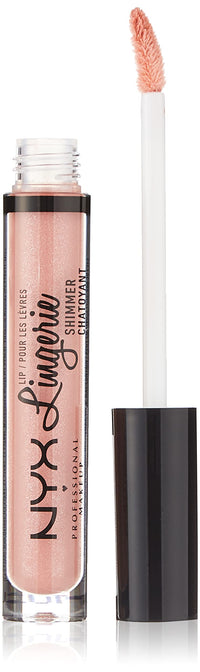 Thumbnail for NYX PROFESSIONAL MAKEUP Lip Lingerie Shimmer, Lip Gloss - Spirit (Nude Pink)