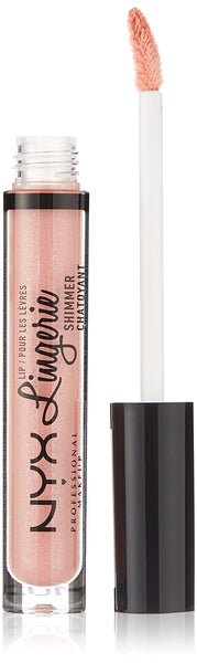 NYX PROFESSIONAL MAKEUP Lip Lingerie Shimmer, Lip Gloss - Spirit (Nude Pink)
