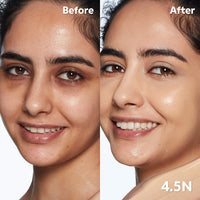 Thumbnail for TIRTIR Glide&Hide Blurring Concealer - Creamy texture, Conceals dark circles and wrinkles, Dual formula (liquid tip & balm stick), Long-lasting wear, Korean Makeup, #4.5N, 0.28 Oz