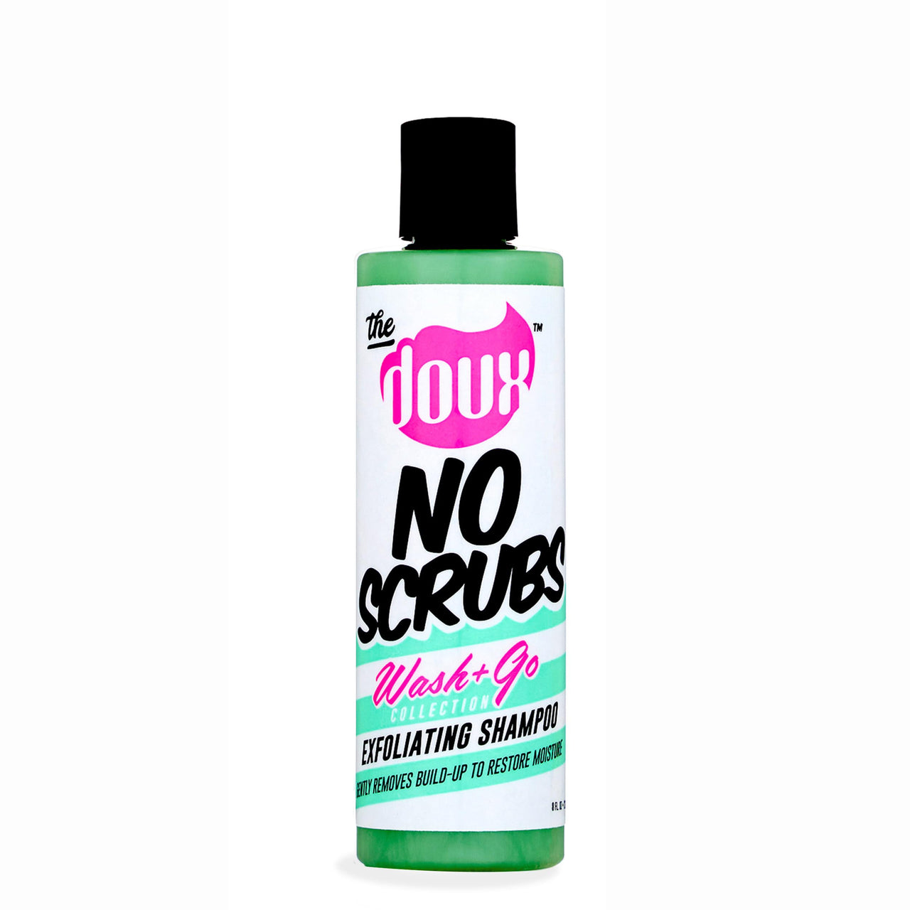 The Doux No‑Scrub Exfoliating Clarifying Shampoo for Curly Textured Hair – Scalp Exfoliator & Clarifying Shampoo with Honey & Antioxidants – Deep Clean Hair Shampoo for Women, 8 oz