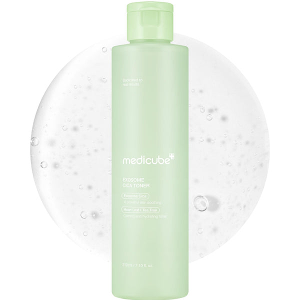 medicube Exosome CICA Toner | Daily Soothing Toner with Exosome CICA, Heartleaf, Tea Tree, 12 Kinds of CICA | Low Irritation, Sebum Care Korean Skin Care, for Stressed Skin (210ml / 7.10 fl.oz.)